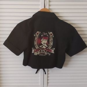 Women's rockabilly top